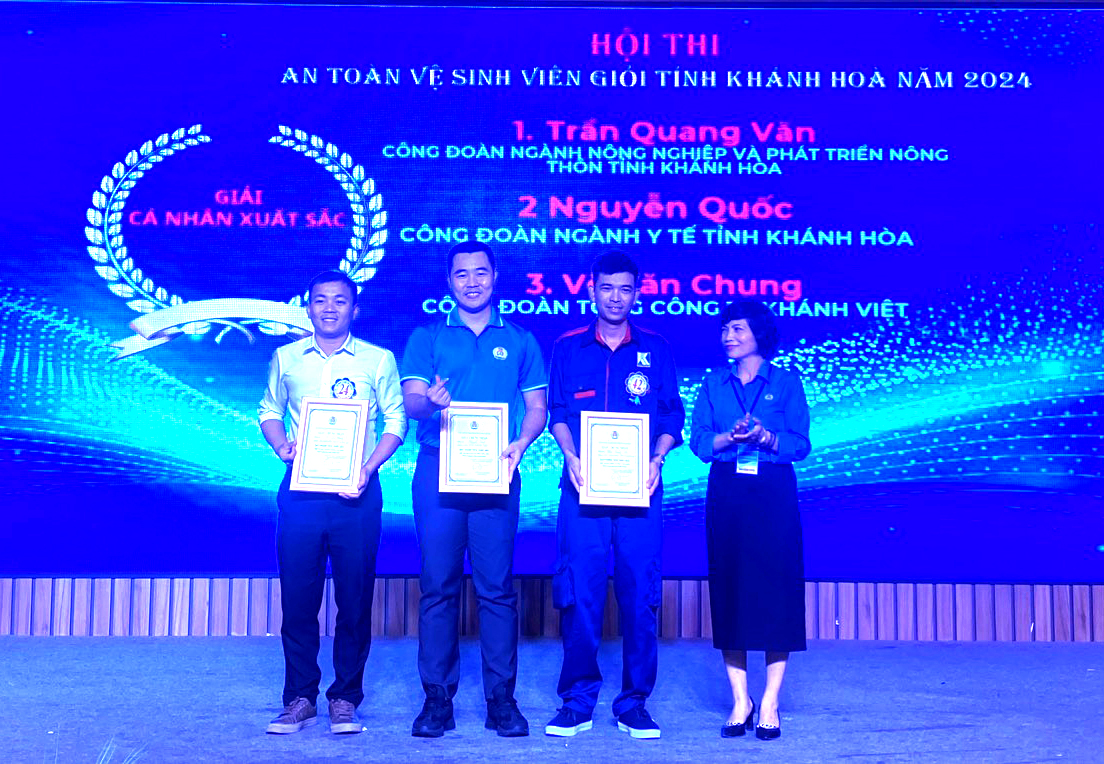 Hội thi An toàn vệ sinh viên giỏi tỉnh Khánh Hoà năm 2024